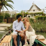 Pareja de excursión en la Albufera